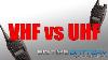 Vhf Vs Uhf Qu'est-ce Que La Différence