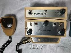 Vintage Motorola Radio À Deux Voies Avec Scanner, Motran, Motrac, Mocom, Mocom-70