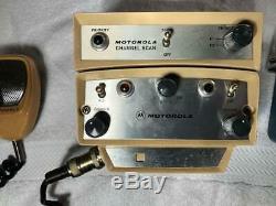 Vintage Motorola Radio À Deux Voies Avec Scanner, Motran, Motrac, Mocom, Mocom-70