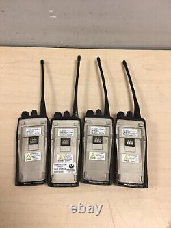 (X3) Motorola Radius CP200 Portable UHF Two Way Radio Walkie Talkie (TESTÉ)